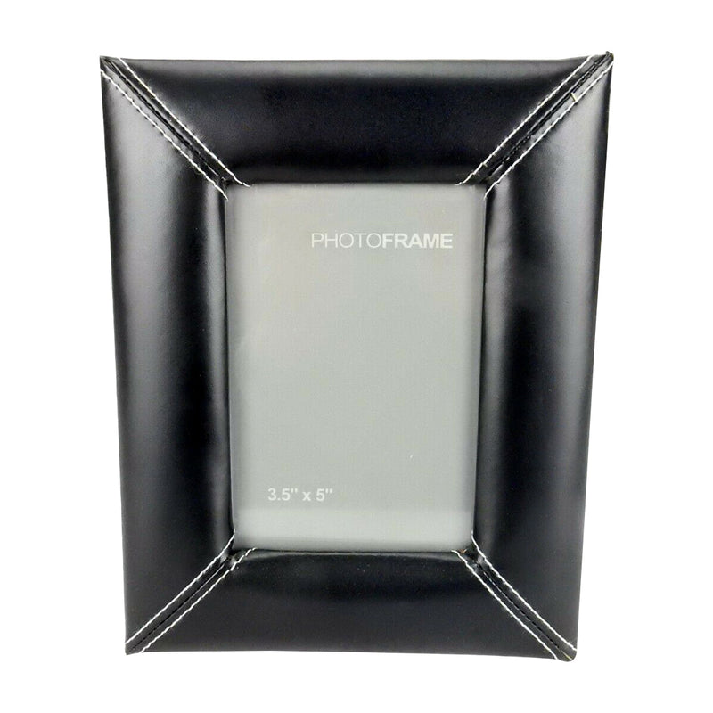 Leatherette Picture Frame, 3.5" x 5" Vertical