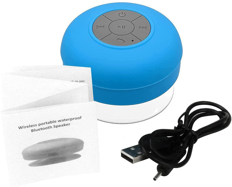 Waterproof Shower Bluetooth Speaker with Suction Cup